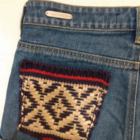 PS Erin Wasson sweater knit pockets jean  shorts - Picture 5 of 6